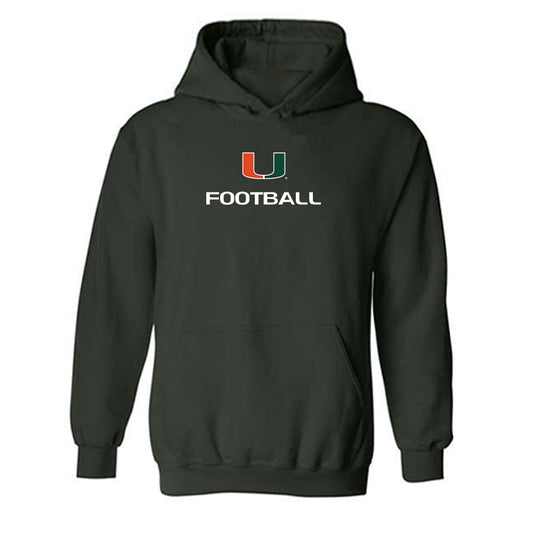 Miami - NCAA Football : Romanas Frederique Jr - Classic Shersey Hooded Sweatshirt-0