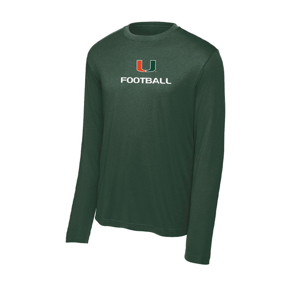 Miami - NCAA Football : Marley Cook - Classic Shersey Activewear Long Sleeve T-Shirt-0