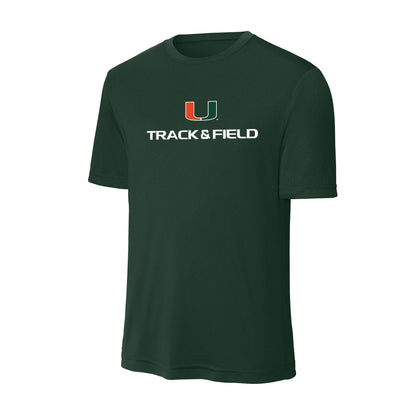 Miami - NCAA Women's Track & Field : Deisiane Teixeira - Classic Shersey Activewear T-Shirt-0