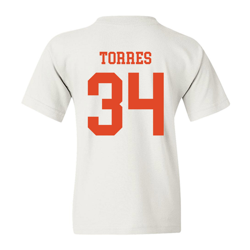 Miami - NCAA Baseball : Michael Torres - Classic Shersey Youth T-Shirt-1