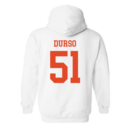 Miami - NCAA Baseball : Jack Durso - Classic Shersey Hooded Sweatshirt-1