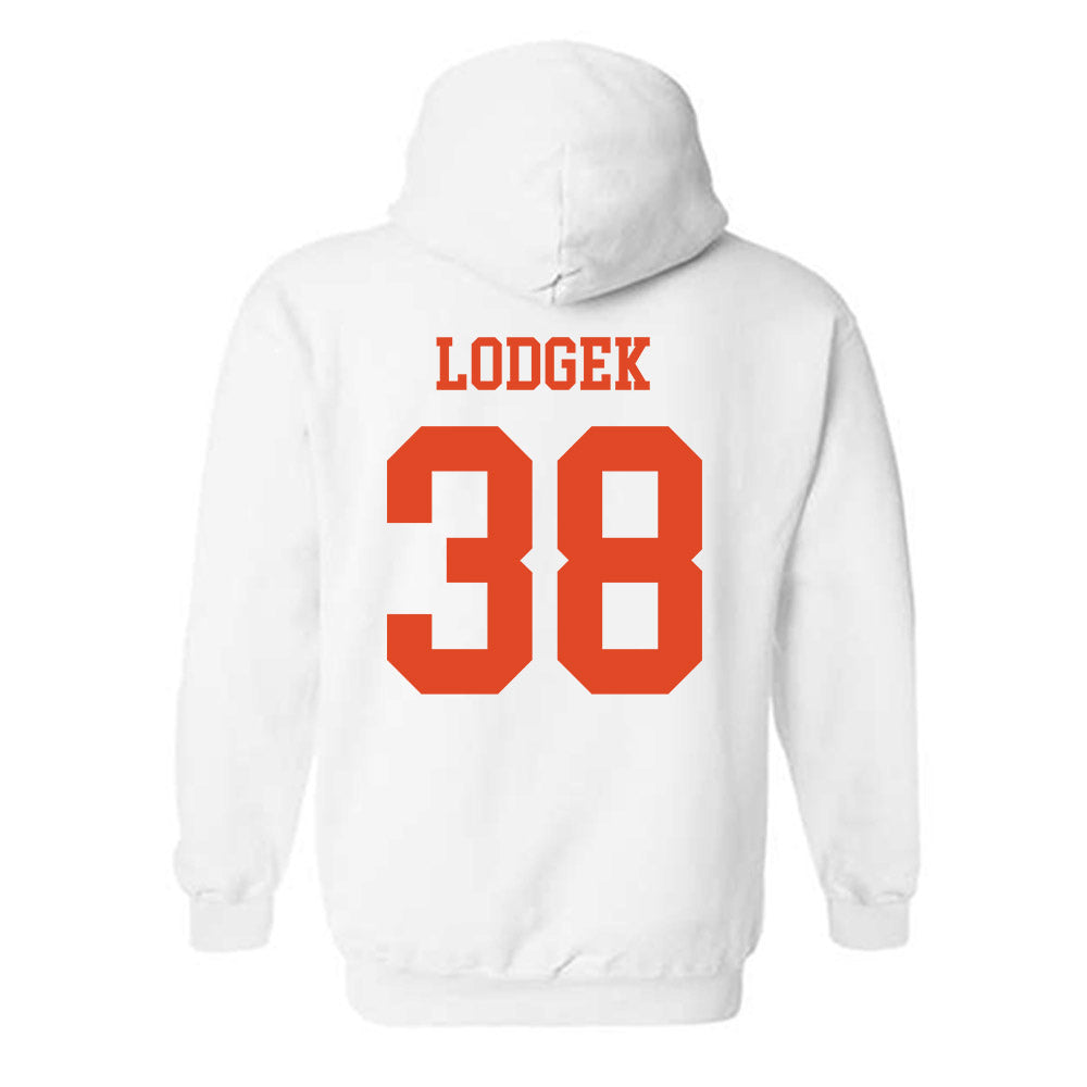 Miami - NCAA Baseball : Jake Lodgek - Classic Shersey Hooded Sweatshirt-1