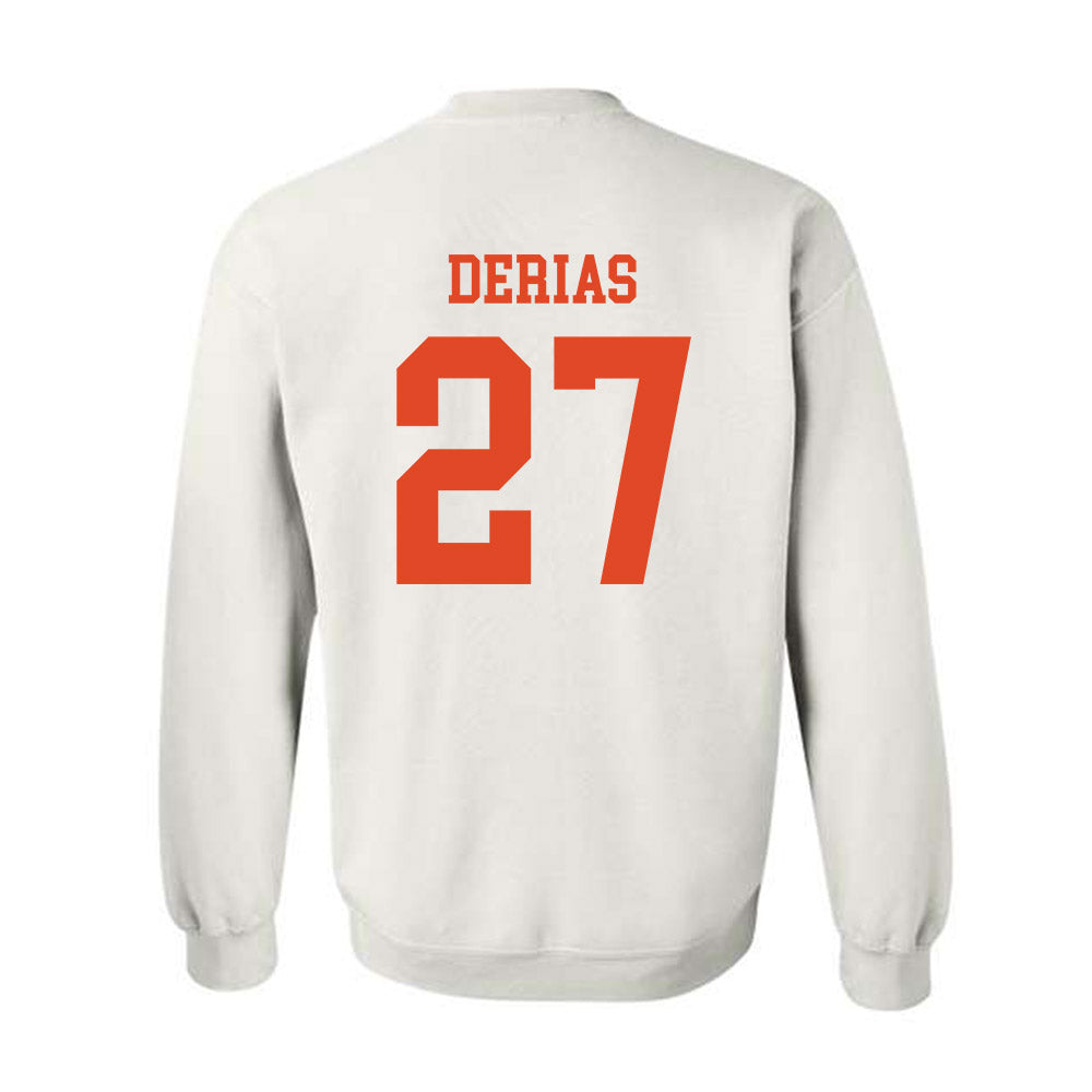 Miami - NCAA Baseball : Howard Tate DeRias - Classic Shersey Crewneck Sweatshirt-1