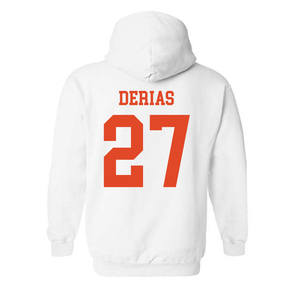 Miami - NCAA Baseball : Howard Tate DeRias - Classic Shersey Hooded Sweatshirt-1