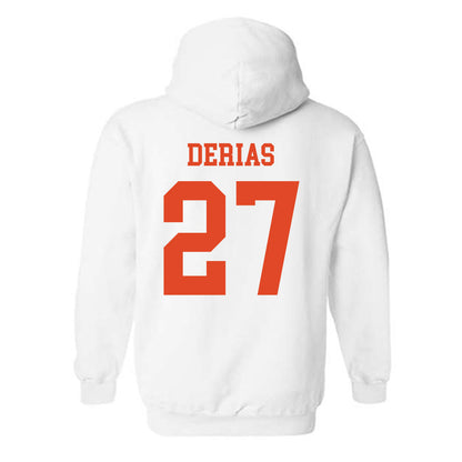 Miami - NCAA Baseball : Howard Tate DeRias - Classic Shersey Hooded Sweatshirt-1