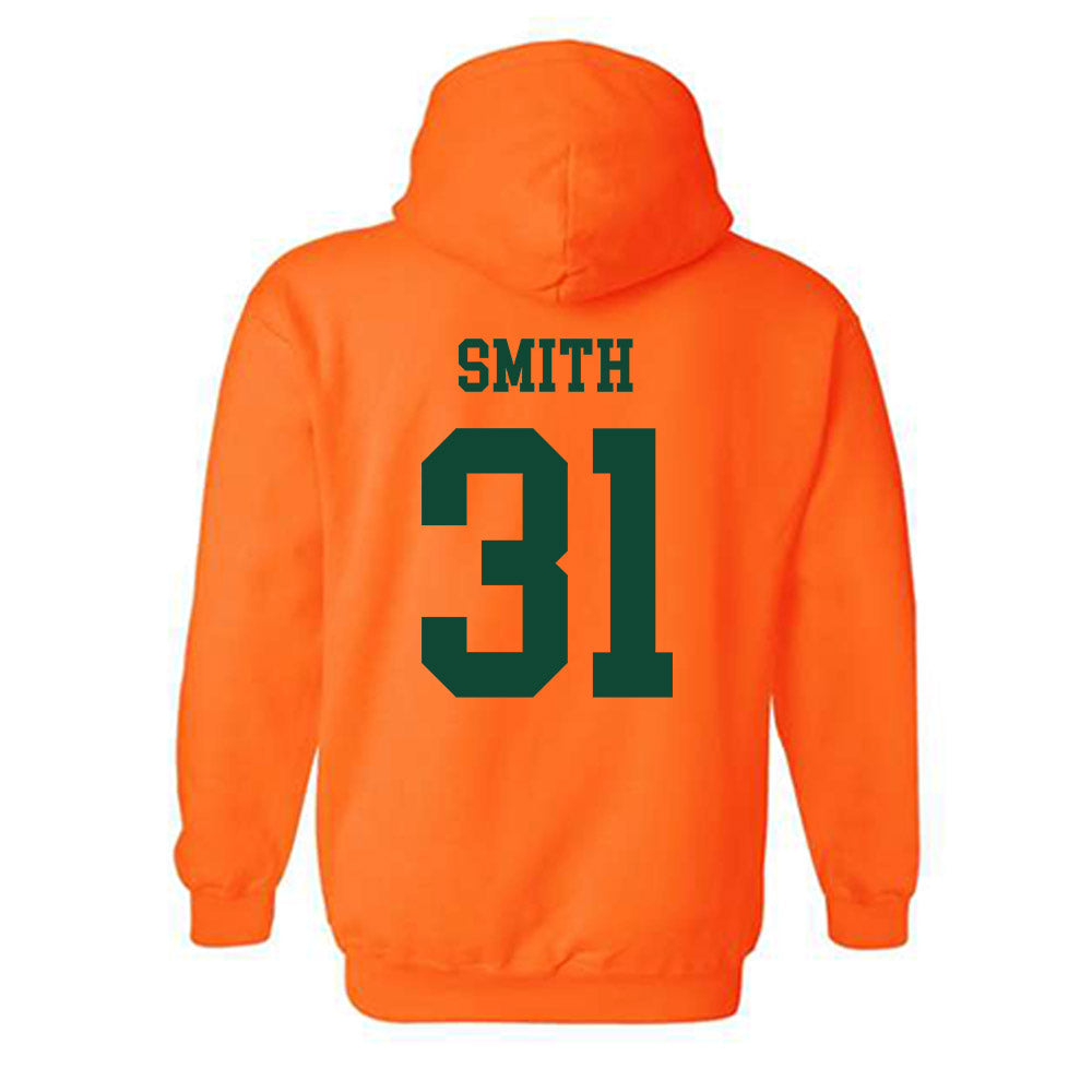 Miami - NCAA Baseball : Will Smith - Classic Shersey Hooded Sweatshirt-1