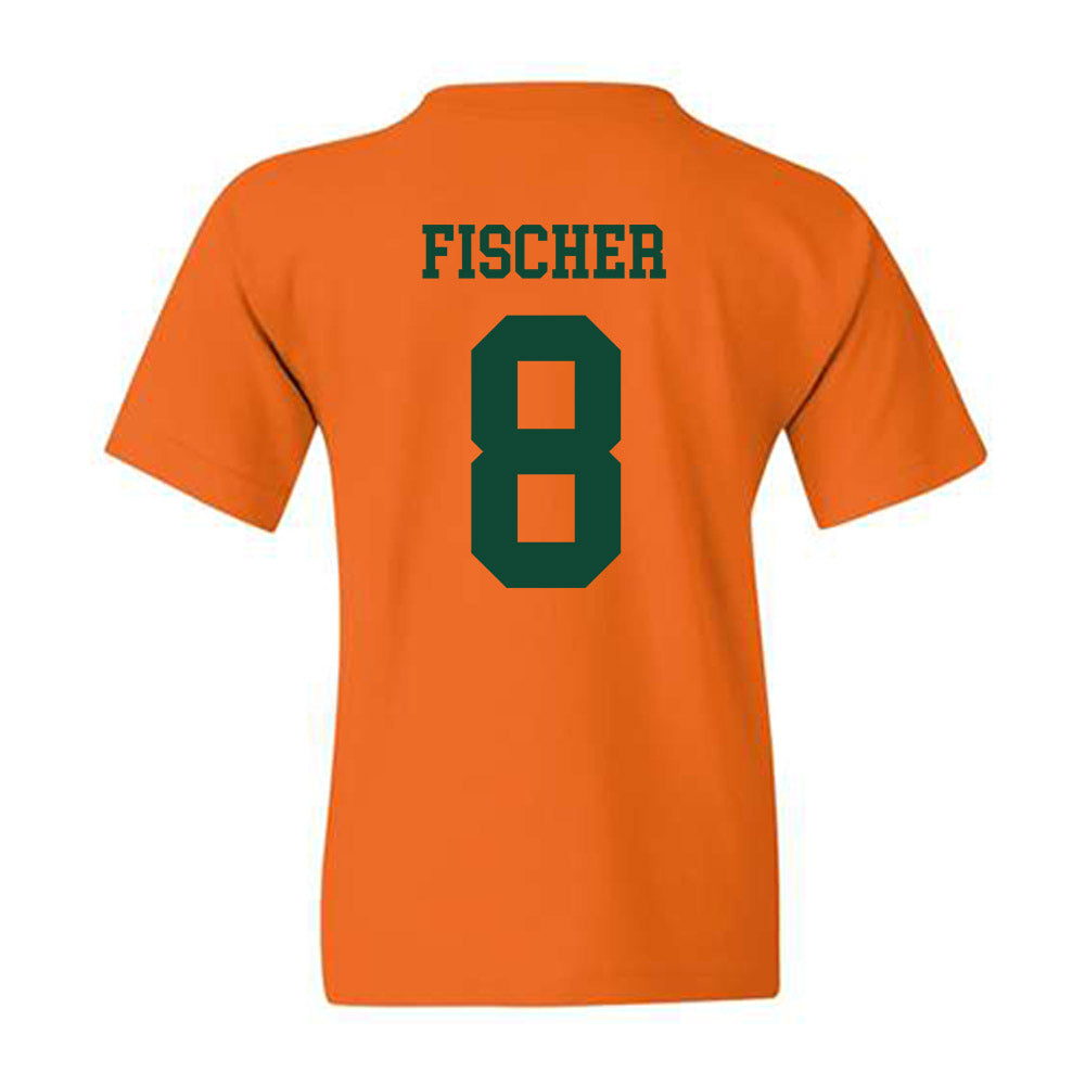 Miami - NCAA Baseball : Carson Fischer - Classic Shersey Youth T-Shirt-1