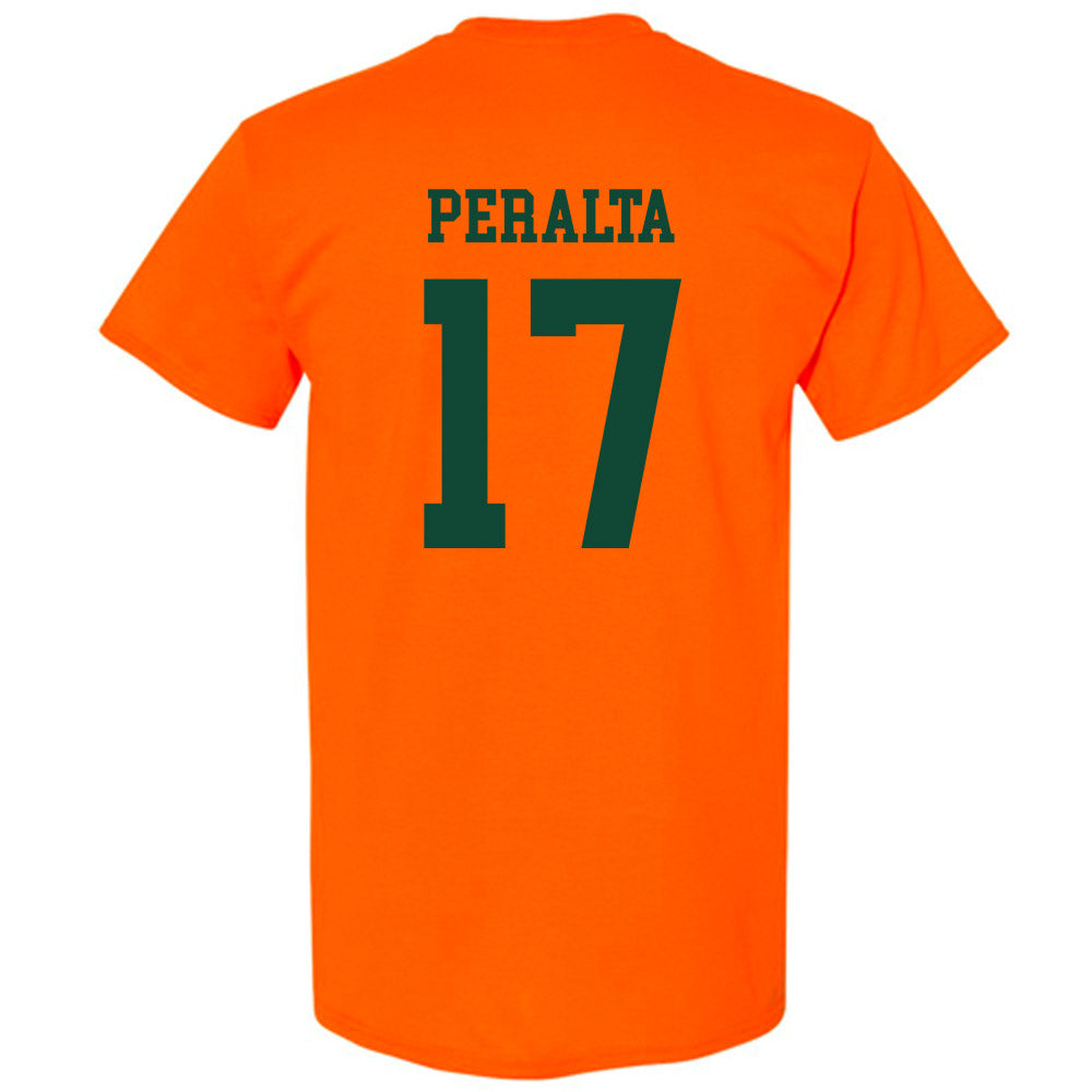 Miami - NCAA Baseball : Fabio Peralta - Classic Shersey T-Shirt-1
