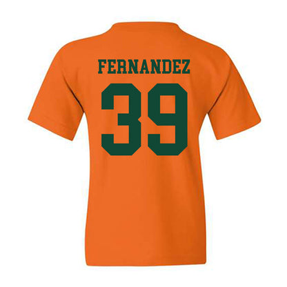 Miami - NCAA Baseball : Michael Fernandez - Classic Shersey Youth T-Shirt-1