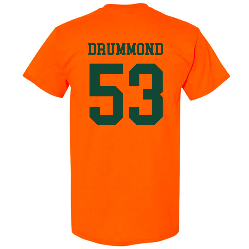 Miami - NCAA Baseball : Lj Drummond - Classic Shersey T-Shirt-1