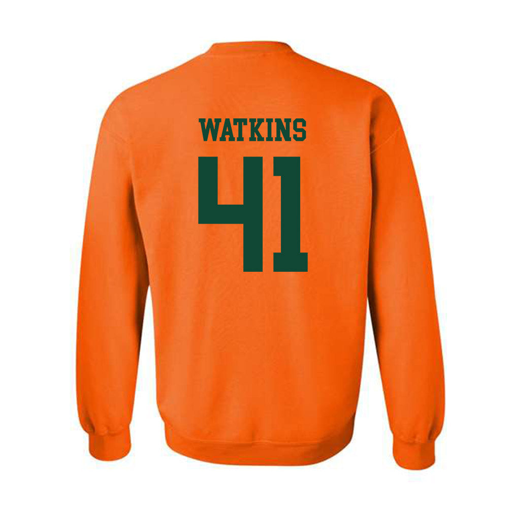 Miami - NCAA Baseball : Jailen Watkins - Classic Shersey Crewneck Sweatshirt-1