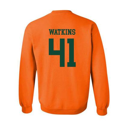Miami - NCAA Baseball : Jailen Watkins - Classic Shersey Crewneck Sweatshirt-1