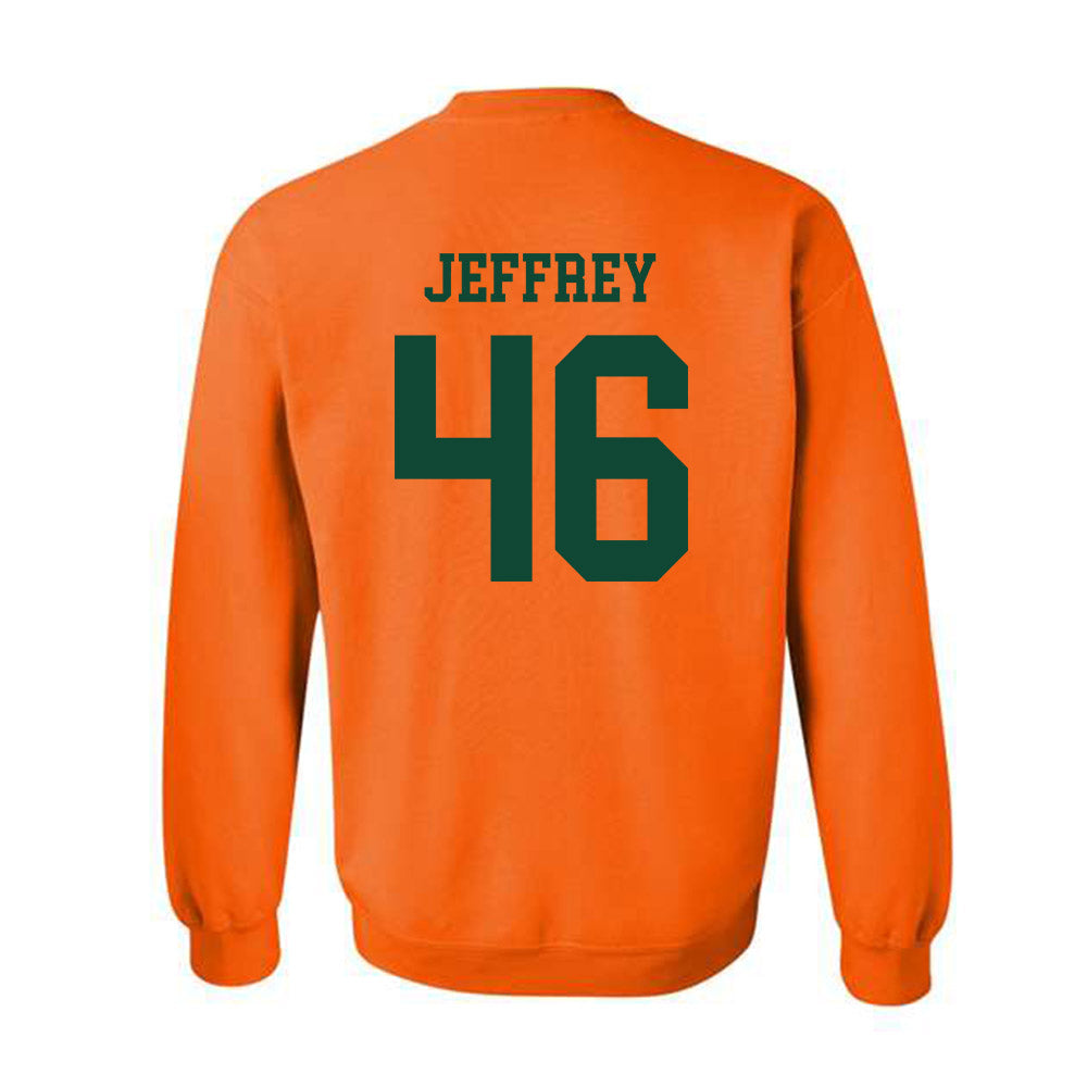 Miami - NCAA Baseball : Donavan Jeffrey - Classic Shersey Crewneck Sweatshirt-1