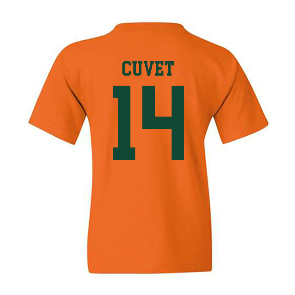 Miami - NCAA Baseball : Daniel Cuvet - Classic Shersey Youth T-Shirt-1