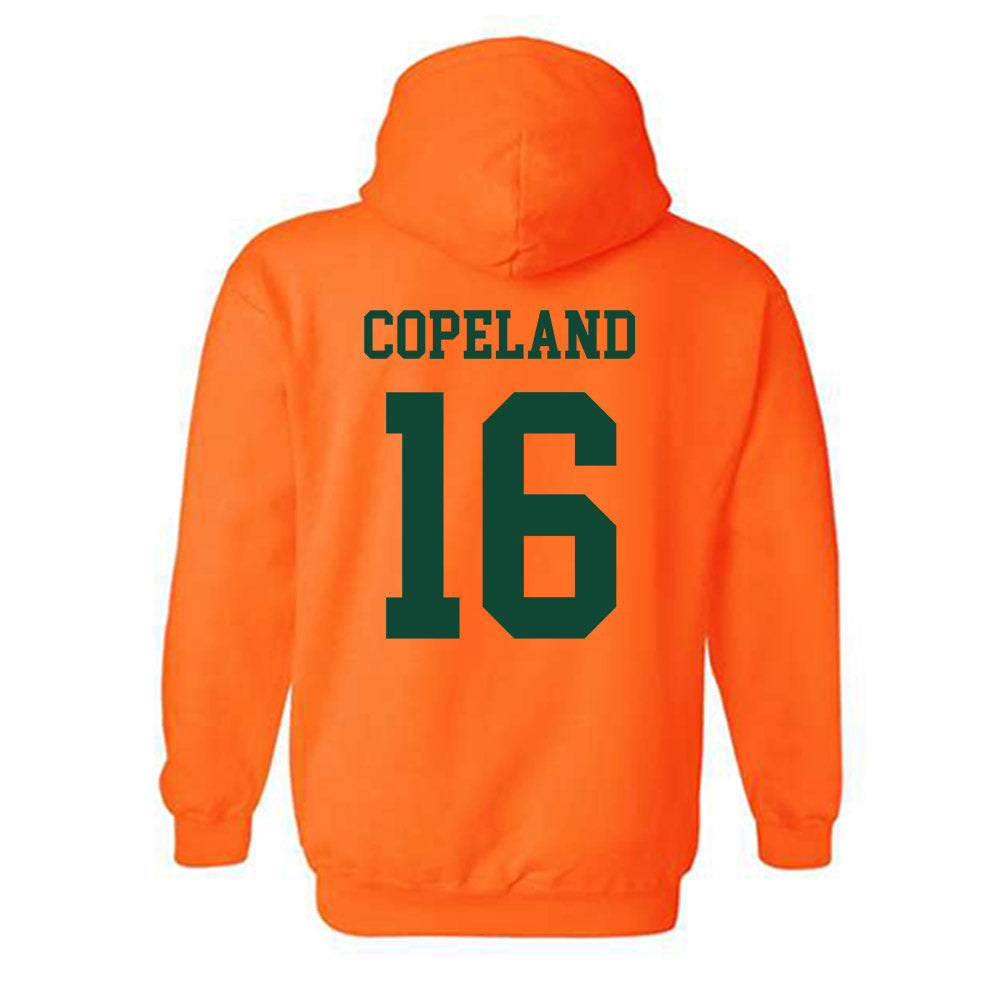 Miami - NCAA Baseball : Cian Copeland - Classic Shersey Hooded Sweatshirt-1