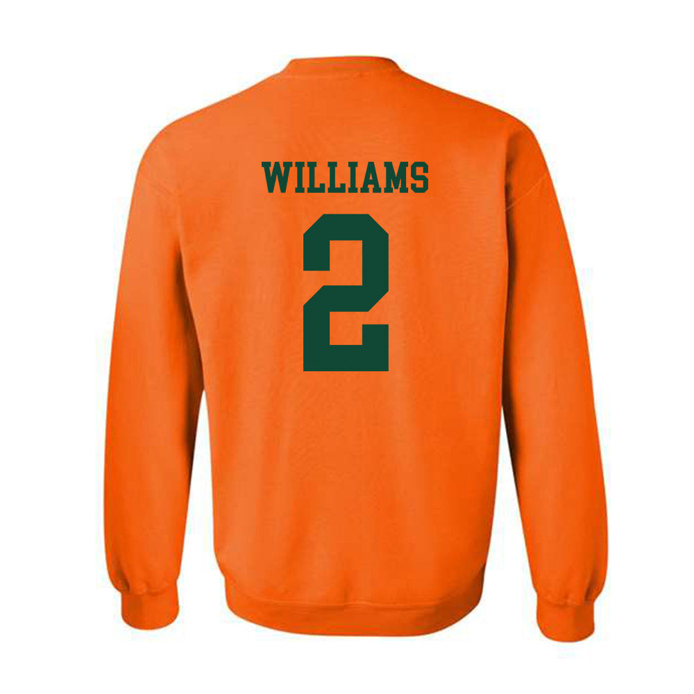 Miami - NCAA Baseball : Derek Williams - Classic Shersey Crewneck Sweatshirt-1