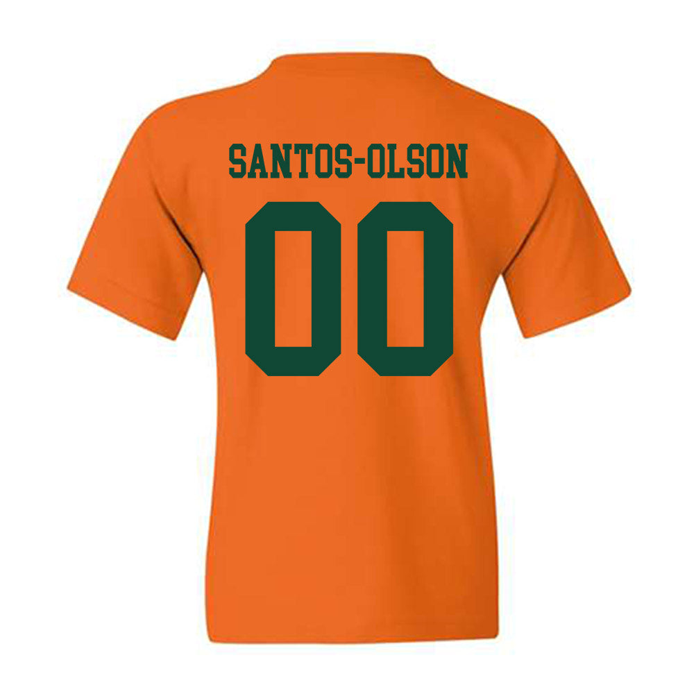 Miami - NCAA Baseball : Sebastian Santos-Olson - Classic Shersey Youth T-Shirt-1