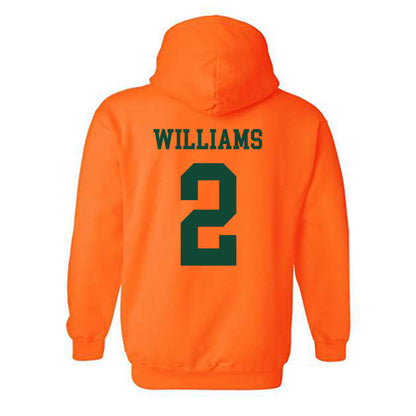 Miami - NCAA Baseball : Derek Williams - Classic Shersey Hooded Sweatshirt-1