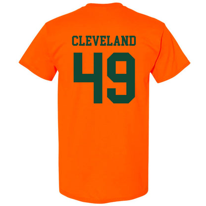Miami - NCAA Baseball : Jackson Cleveland - Classic Shersey T-Shirt-1