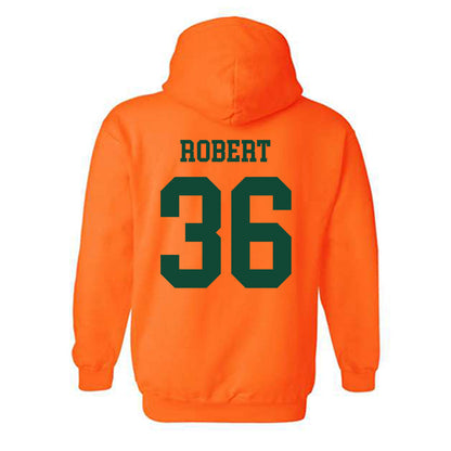 Miami - NCAA Baseball : Nick Robert - Classic Shersey Hooded Sweatshirt-1