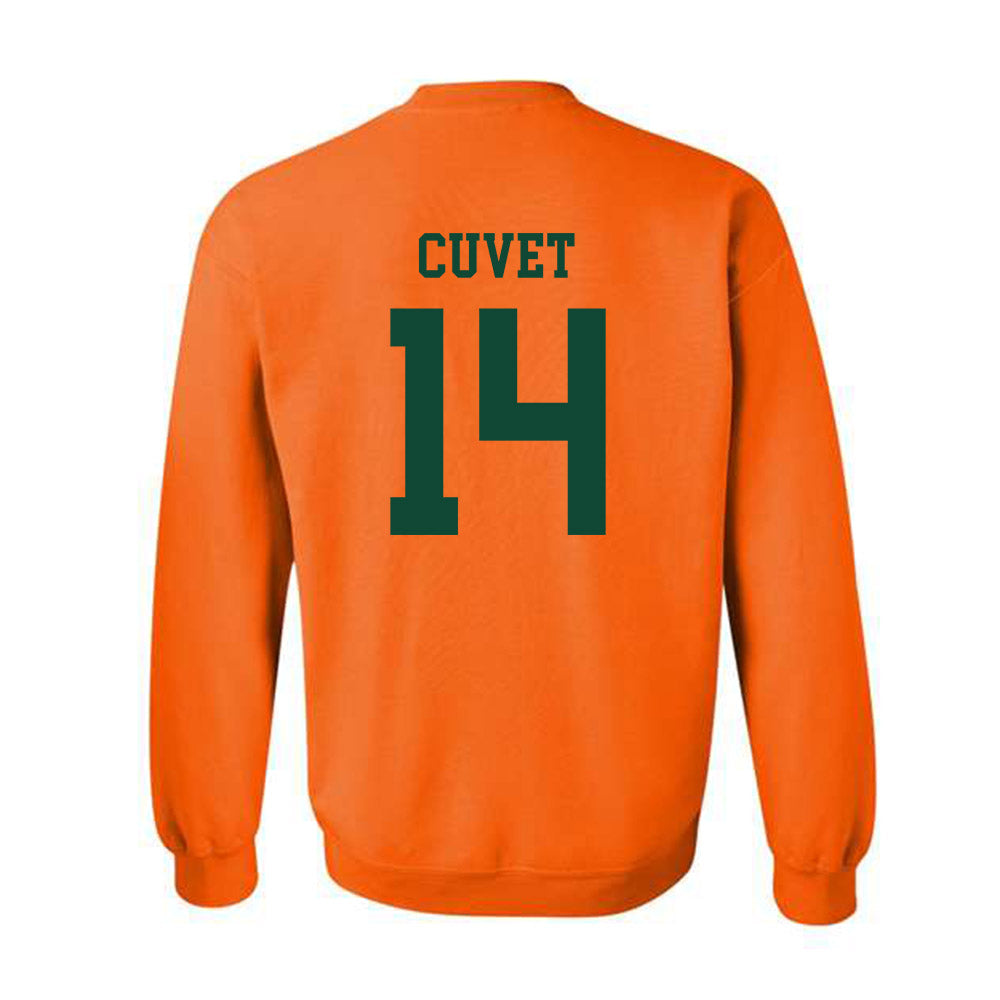 Miami - NCAA Baseball : Daniel Cuvet - Classic Shersey Crewneck Sweatshirt-1