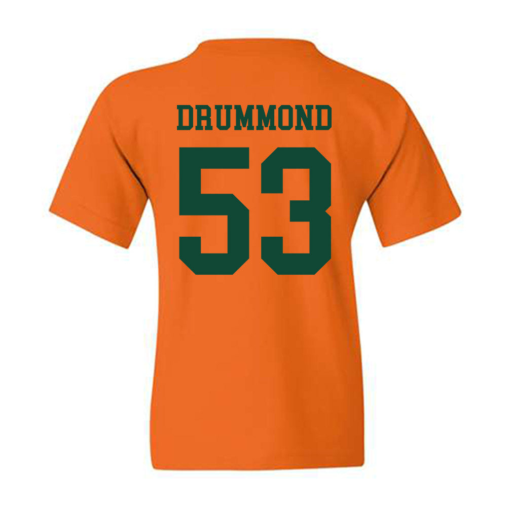 Miami - NCAA Baseball : Lj Drummond - Classic Shersey Youth T-Shirt-1