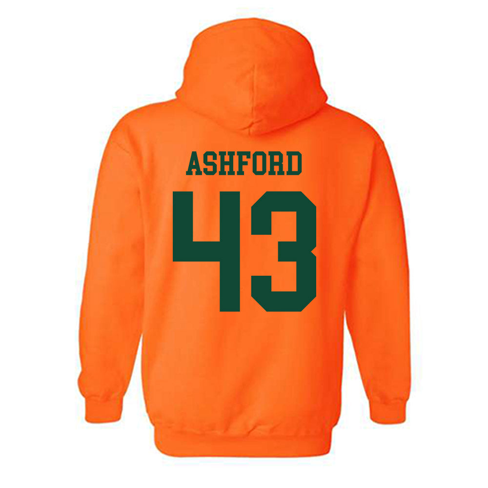 Miami - NCAA Baseball : Ryan Ashford - Classic Shersey Hooded Sweatshirt-1