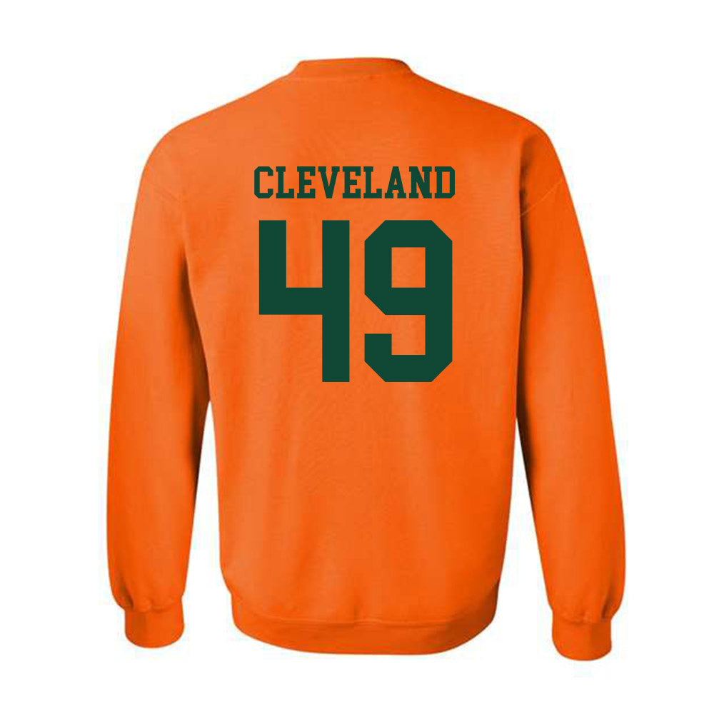Miami - NCAA Baseball : Jackson Cleveland - Classic Shersey Crewneck Sweatshirt-1