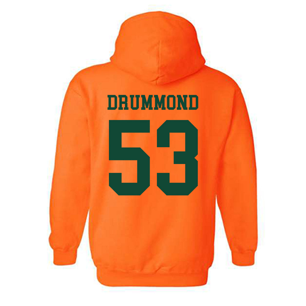 Miami - NCAA Baseball : Lj Drummond - Classic Shersey Hooded Sweatshirt-1