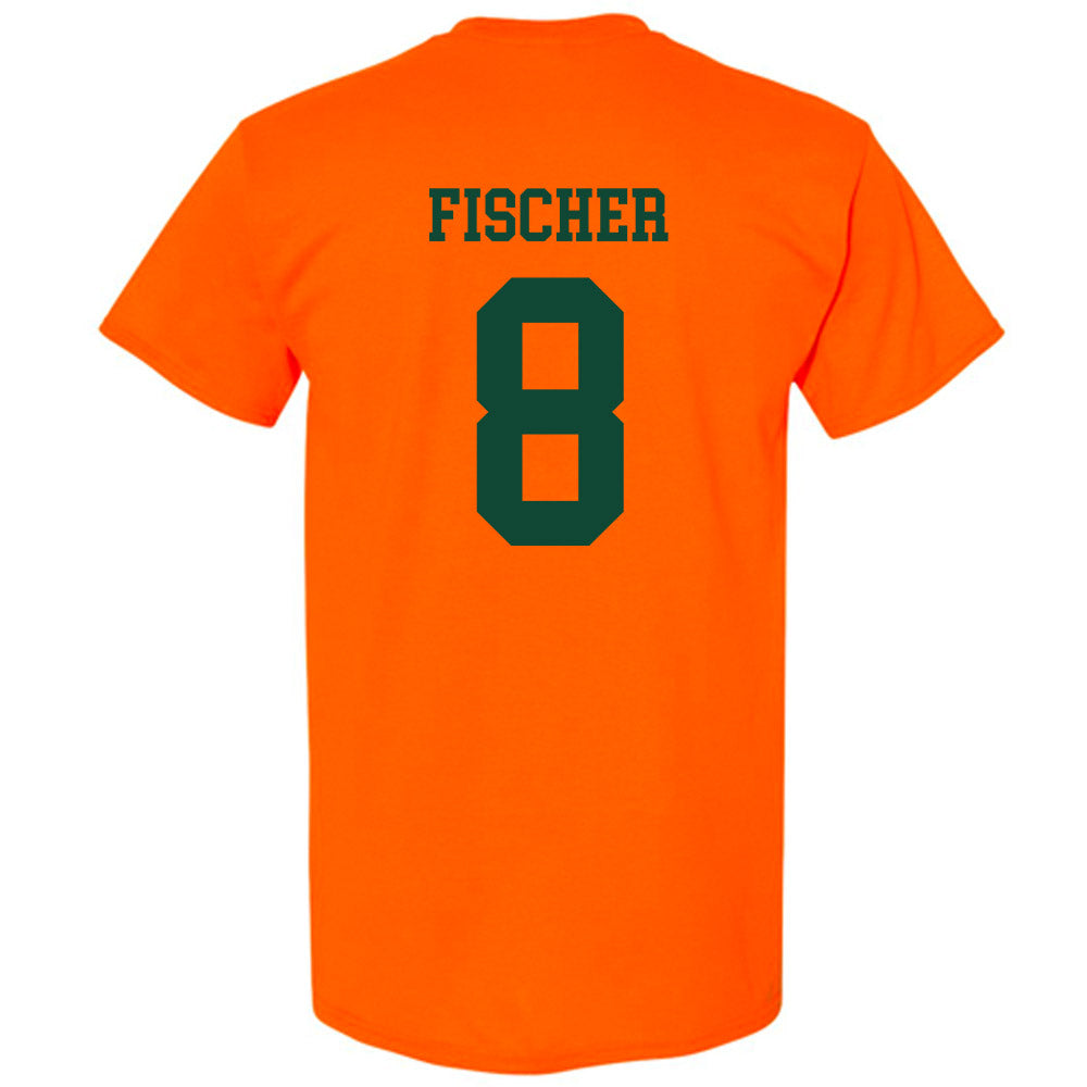 Miami - NCAA Baseball : Carson Fischer - Classic Shersey T-Shirt-1