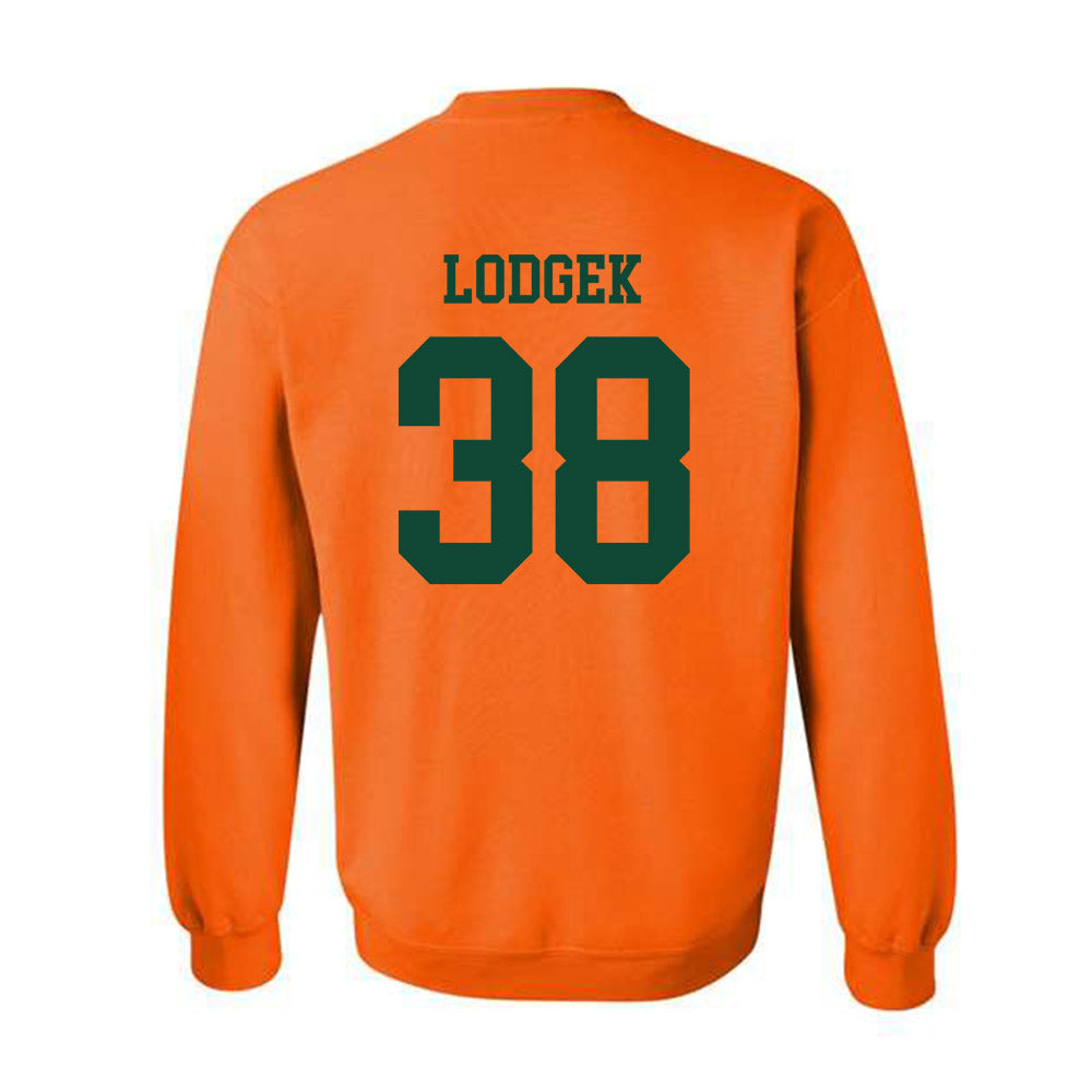 Miami - NCAA Baseball : Jake Lodgek - Classic Shersey Crewneck Sweatshirt-1