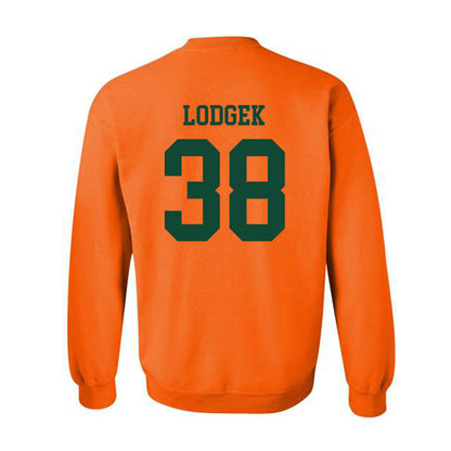 Miami - NCAA Baseball : Jake Lodgek - Classic Shersey Crewneck Sweatshirt-1