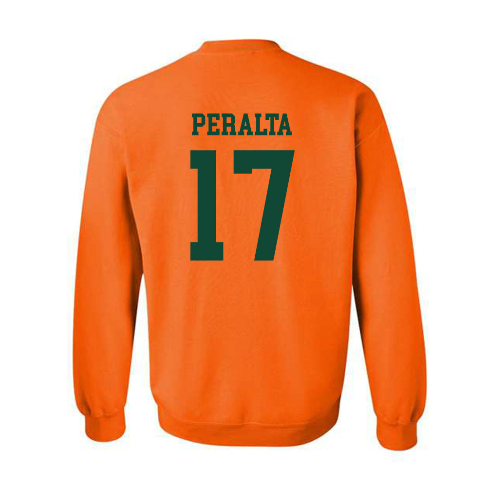 Miami - NCAA Baseball : Fabio Peralta - Classic Shersey Crewneck Sweatshirt-1