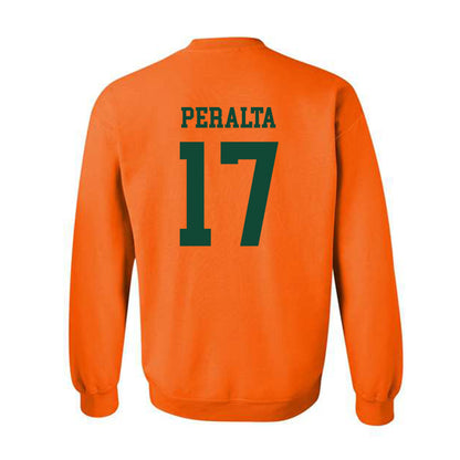Miami - NCAA Baseball : Fabio Peralta - Classic Shersey Crewneck Sweatshirt-1