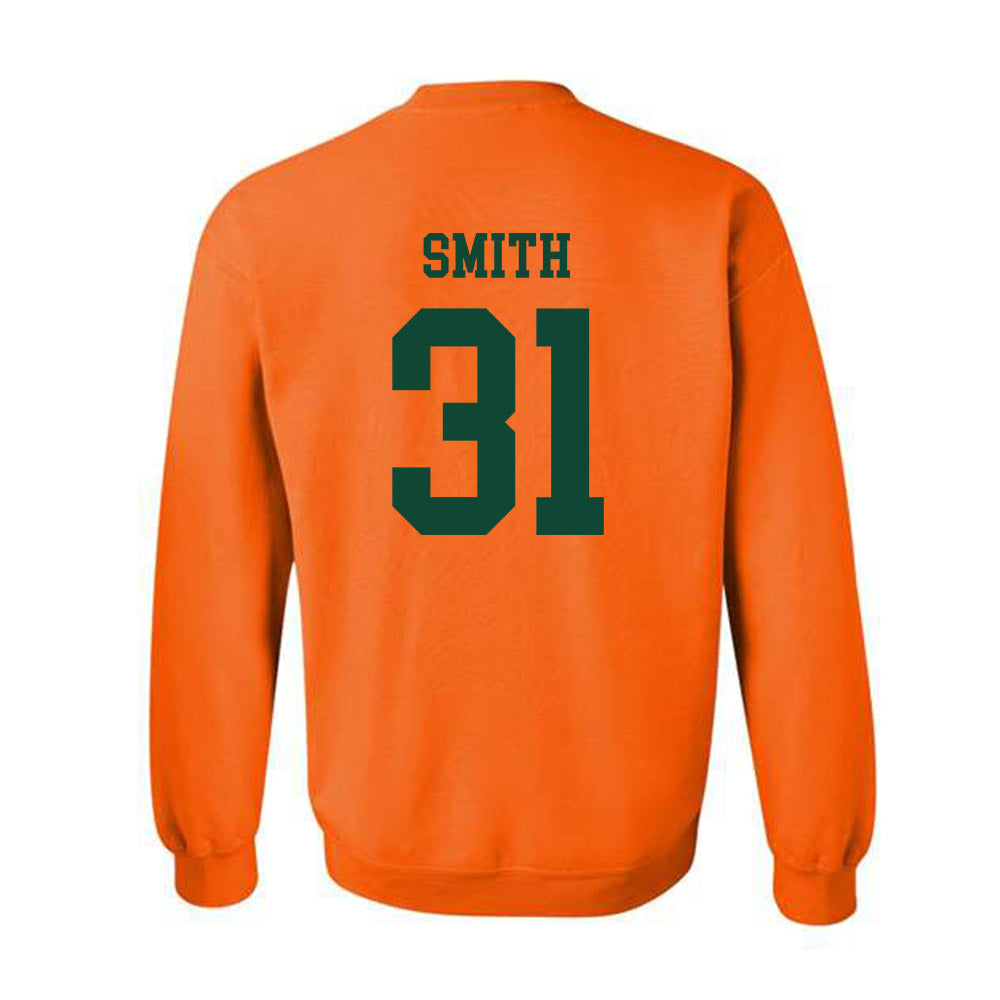 Miami - NCAA Baseball : Will Smith - Classic Shersey Crewneck Sweatshirt-1