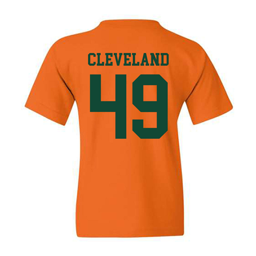 Miami - NCAA Baseball : Jackson Cleveland - Classic Shersey Youth T-Shirt-1
