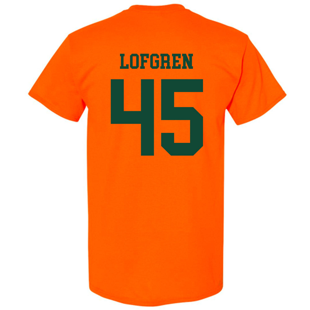 Miami - NCAA Baseball : Brixton Lofgren - Classic Shersey T-Shirt-1