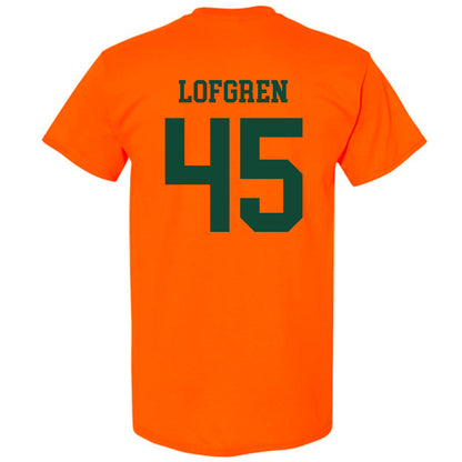 Miami - NCAA Baseball : Brixton Lofgren - Classic Shersey T-Shirt-1