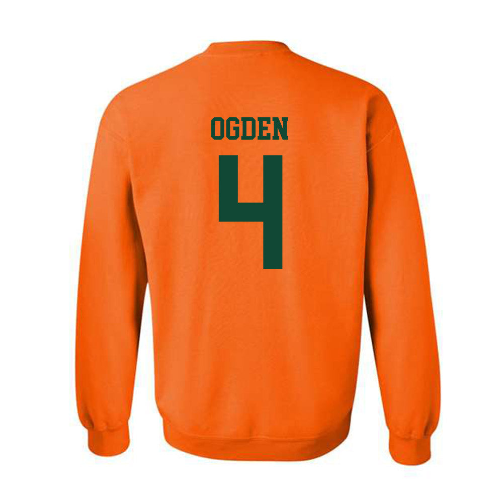 Miami - NCAA Baseball : Jake Ogden - Classic Shersey Crewneck Sweatshirt-1