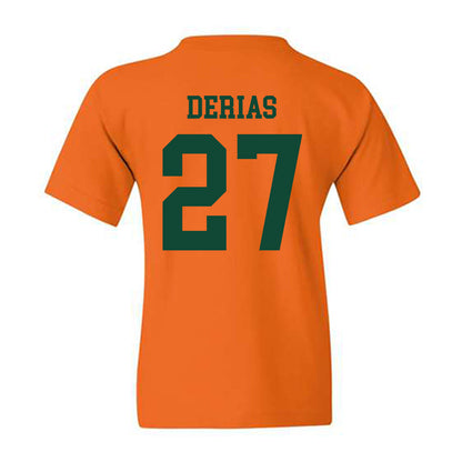 Miami - NCAA Baseball : Howard Tate DeRias - Classic Shersey Youth T-Shirt-1