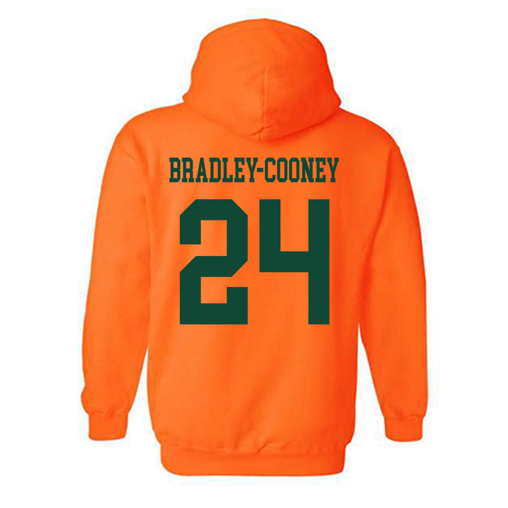 Miami - NCAA Baseball : Packy Bradley-Cooney - Classic Shersey Hooded Sweatshirt-1