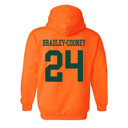 Miami - NCAA Baseball : Packy Bradley-Cooney - Classic Shersey Hooded Sweatshirt-1