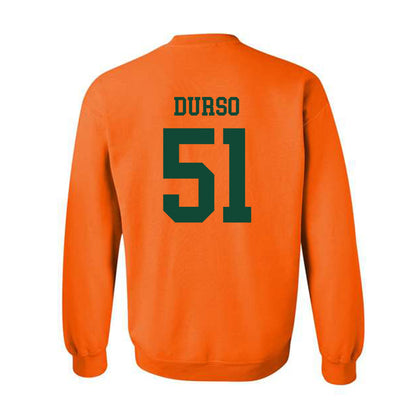 Miami - NCAA Baseball : Jack Durso - Classic Shersey Crewneck Sweatshirt-1
