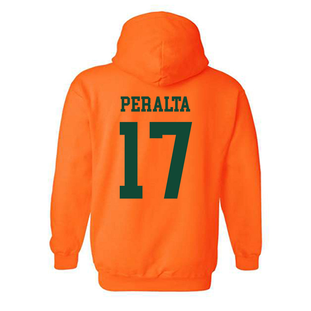 Miami - NCAA Baseball : Fabio Peralta - Classic Shersey Hooded Sweatshirt-1