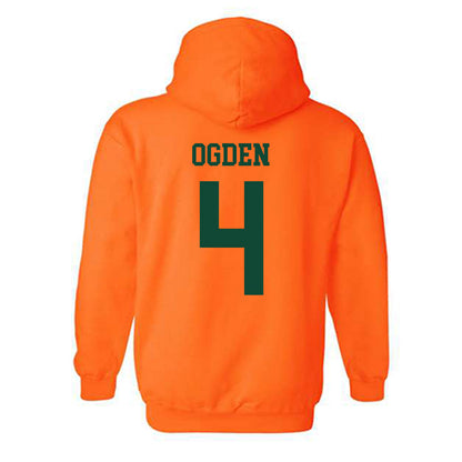 Miami - NCAA Baseball : Jake Ogden - Classic Shersey Hooded Sweatshirt-1