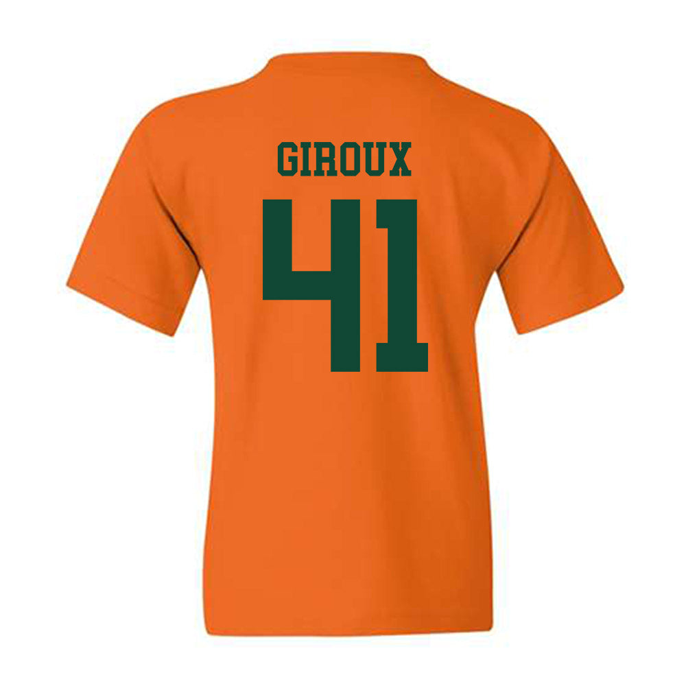 Miami - NCAA Baseball : Alexander Giroux - Classic Shersey Youth T-Shirt-1