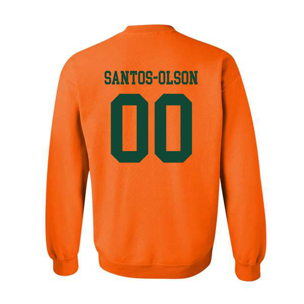 Miami - NCAA Baseball : Sebastian Santos-Olson - Classic Shersey Crewneck Sweatshirt-1