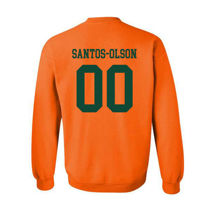 Miami - NCAA Baseball : Sebastian Santos-Olson - Classic Shersey Crewneck Sweatshirt-1