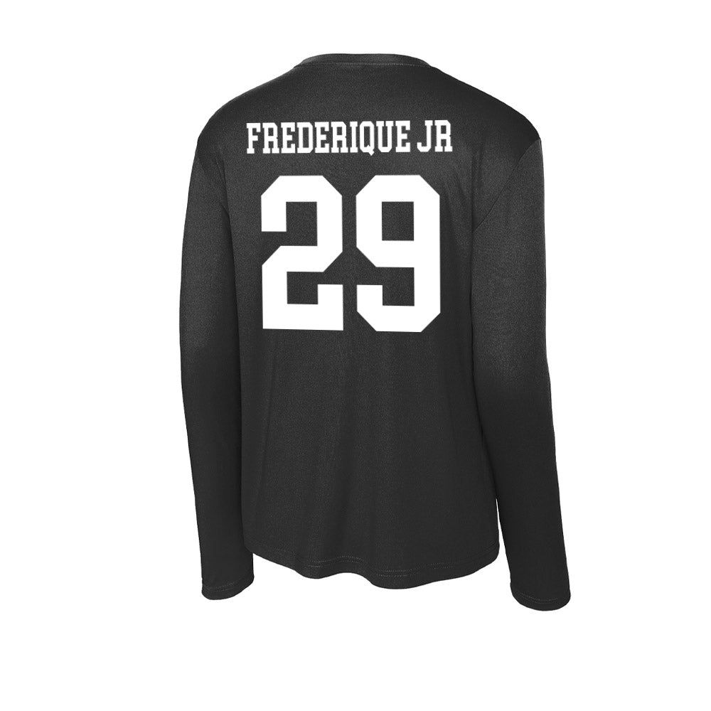 Miami - NCAA Football : Romanas Frederique Jr - Classic Shersey Activewear Long Sleeve T-Shirt-1