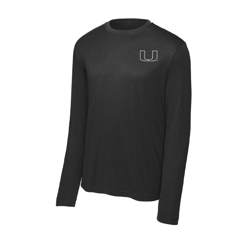 Miami - NCAA Football : Justin Scott - Classic Shersey Activewear Long Sleeve T-Shirt-0